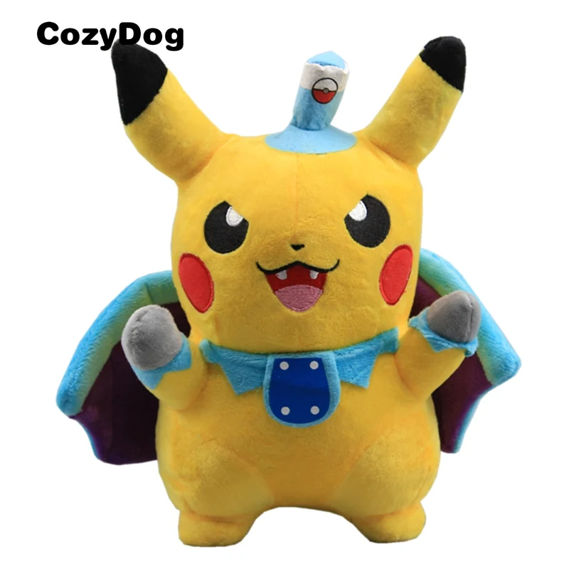 Golbat Pikachu 6 стилей 27 см косплей Пикачу плюшевая игрушка чучела Gengar Golbat Doctor Костюм Кукла Пикачу подарки на выпускной высокое качество NWT - Цвет: Golbat Pikachu