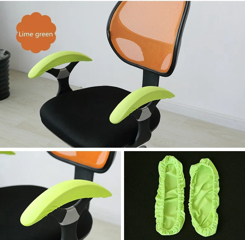 Лайкра цвет лайкра зеленая подходит для офисного кресла с подлокотником