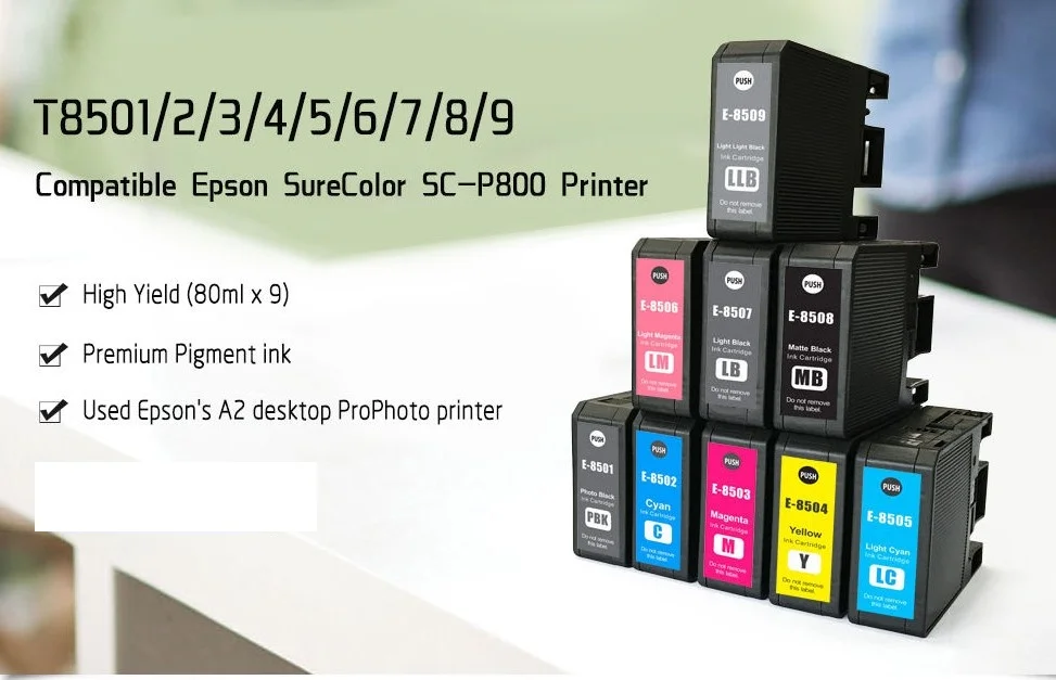 Чернильный совместимый картридж с чернилами для EPSON P800 Surecolor SC пигментными