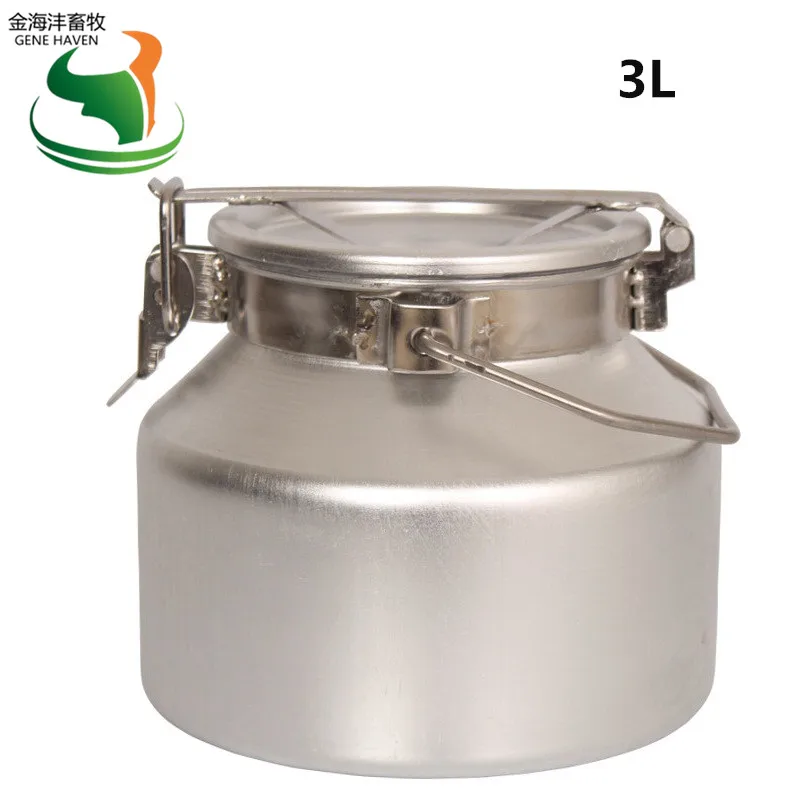 

3L Small Capacity Aluminum Transportable Milk Can