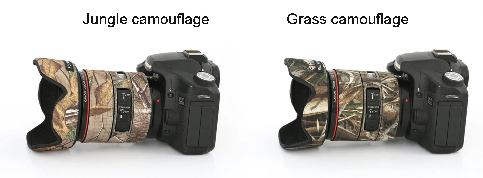 Линзы rolanpro камуфляж пальто дождевик для Canon EF 24-105 мм f4 L IS II USM объектив защитный рукав пистолеты защитный чехол