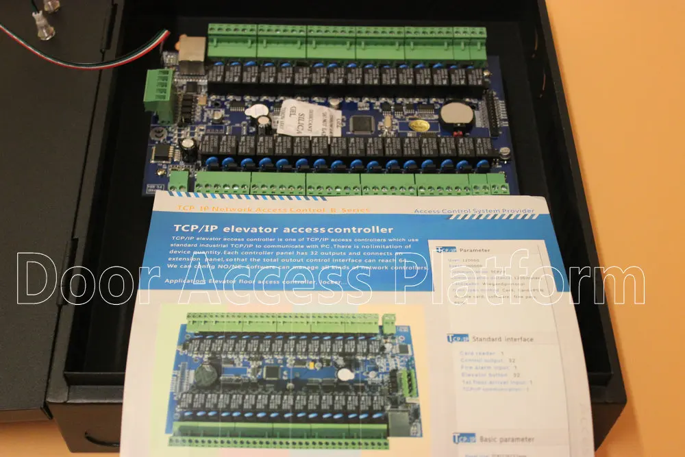 Контроллер подъема сети TCP/IP 16 напольное здание контроллер панели печатная плата