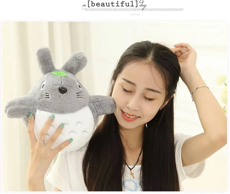 Studio Ghibli оскал Мой сосед Тоторо большой мягкий аниме плюшевая игрушка Хаяо Миядзаки Мягкая кукла подарок для детей большой и маленький размер