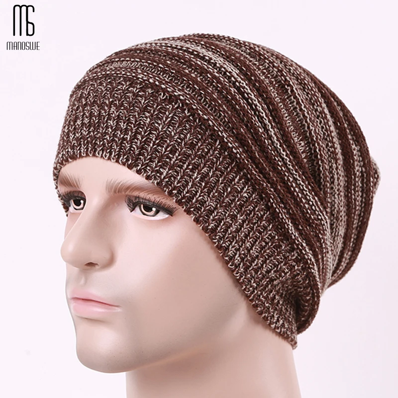 Двухцветные многослойные складные модные удобные повседневные теплые шапки для