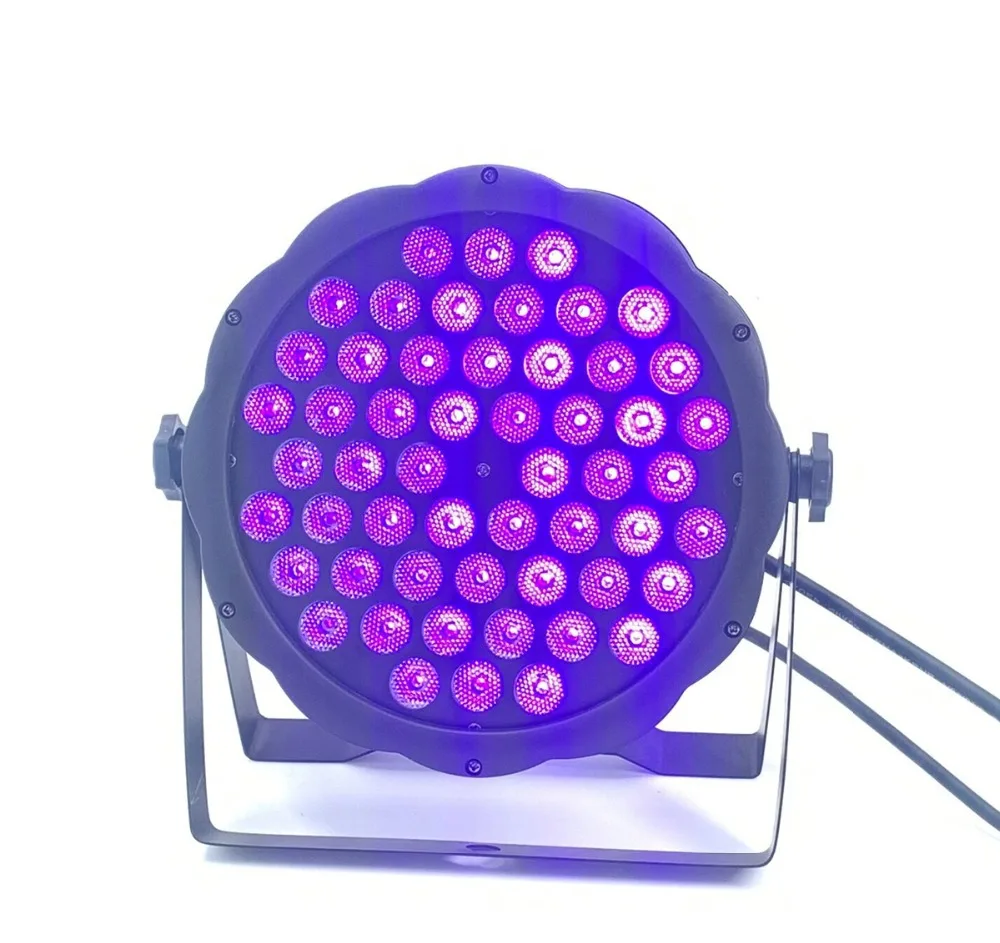 54x4 Вт RGB 3в1 светодиодный Par осветительное оборудование для ди-джеев для сценических световых эффектов диско мыть свет теплый белый+ холодный белый 54x3 Вт par свет