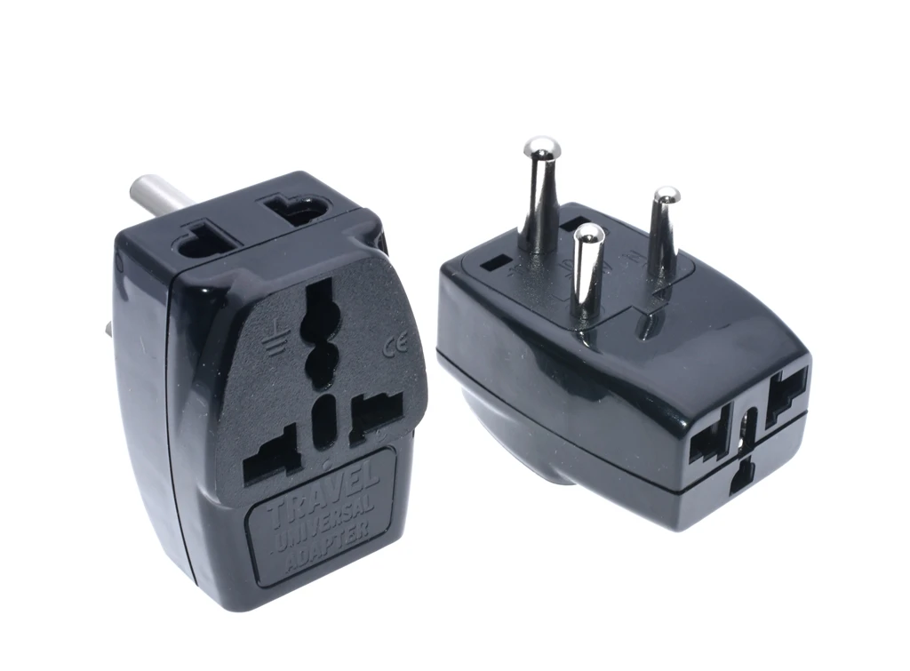 South Africa plug adapter Type D 3 position convert to 1 outlet Multi travel charge power India Kenya Nepal Pakistan NEW | Обустройство