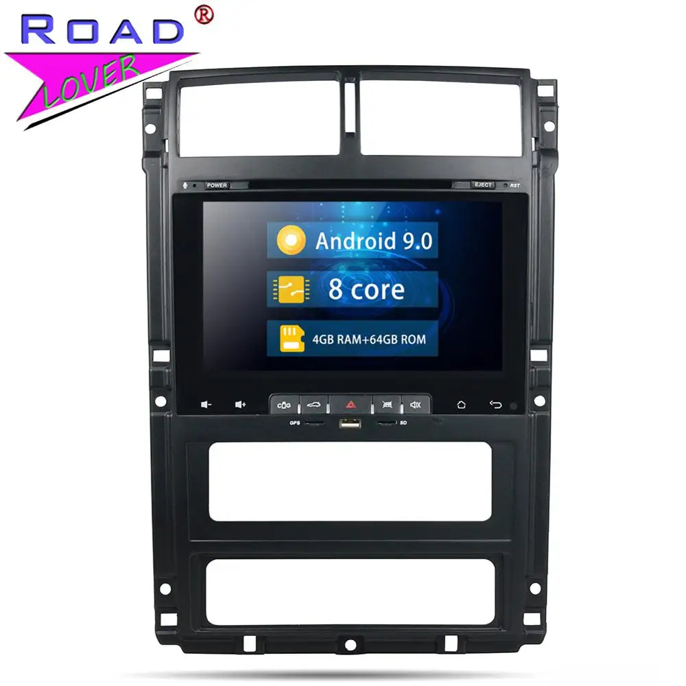 

Car Radio Android 9.0 Car Multimedia DVD Player For Peugeot 405 Stereo GPS Navigation 2 Din Autoradio HD Screen Car Head Unit