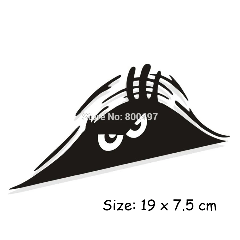 10 х новейший Креативный дизайн автомобиля для укладки волос глаз наклейка