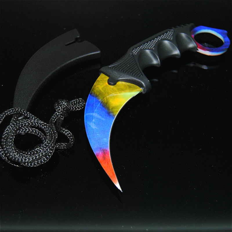 CS GO бабочка в ноже Karambit складной нож тренировочный нож подарок balisong Практичный Нож не заточенный металл