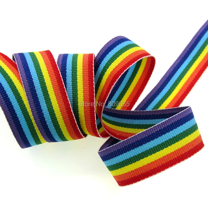 Лента разноцветная для шитья 5 ярдов 3/4 дюйма 2 0 см|striped ribbon|ribbon handmadehandmade sewing |