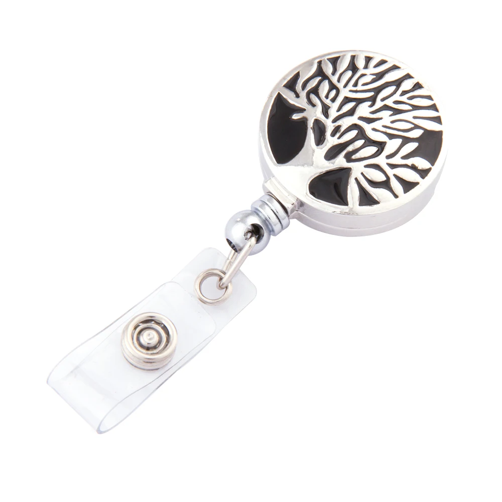 

2017 New Wholesale Tree of Life Badge Reel ID holder Retractable Badge Holder