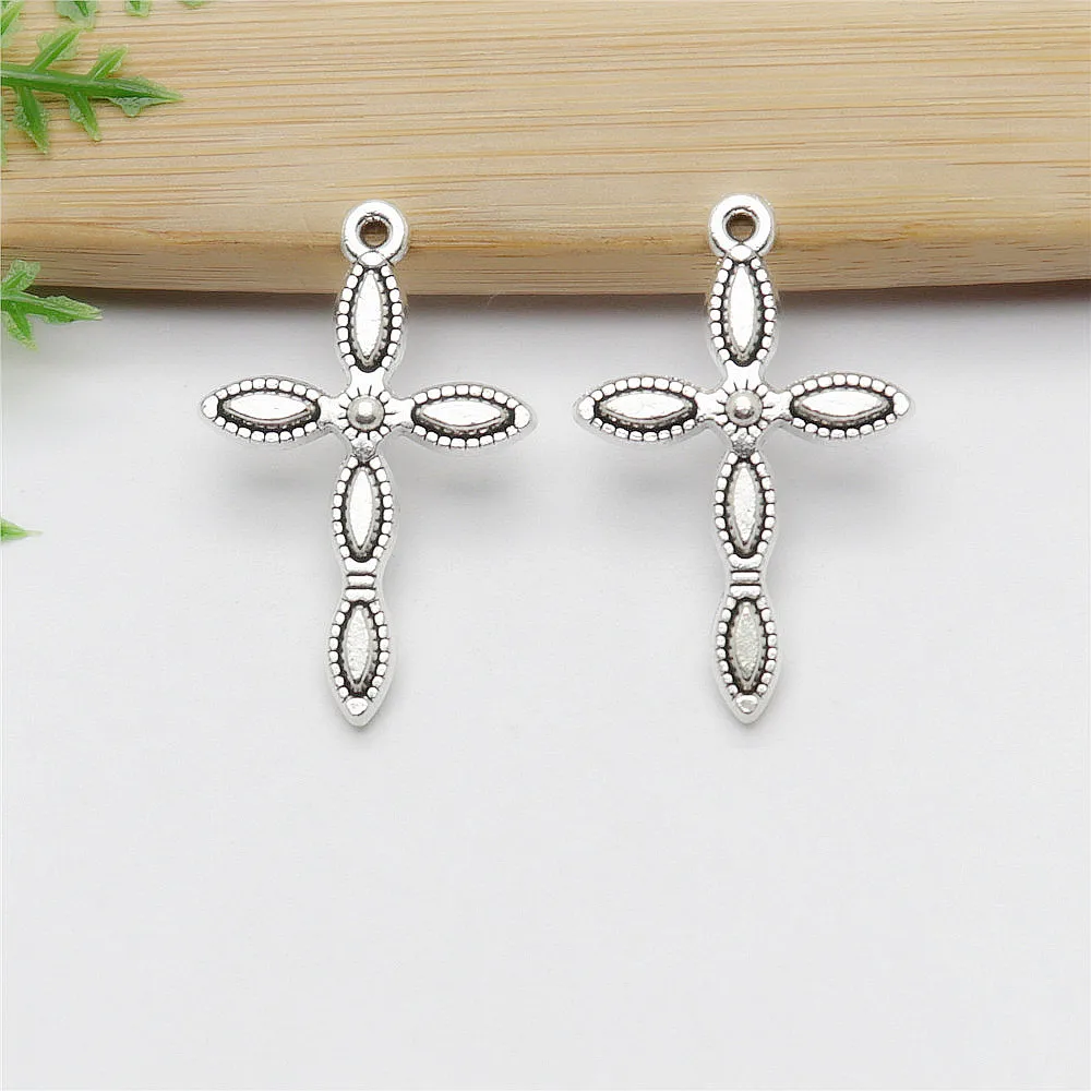 Подвески в виде креста 53 шт./лот винтажная фурнитура для ювелирных изделий