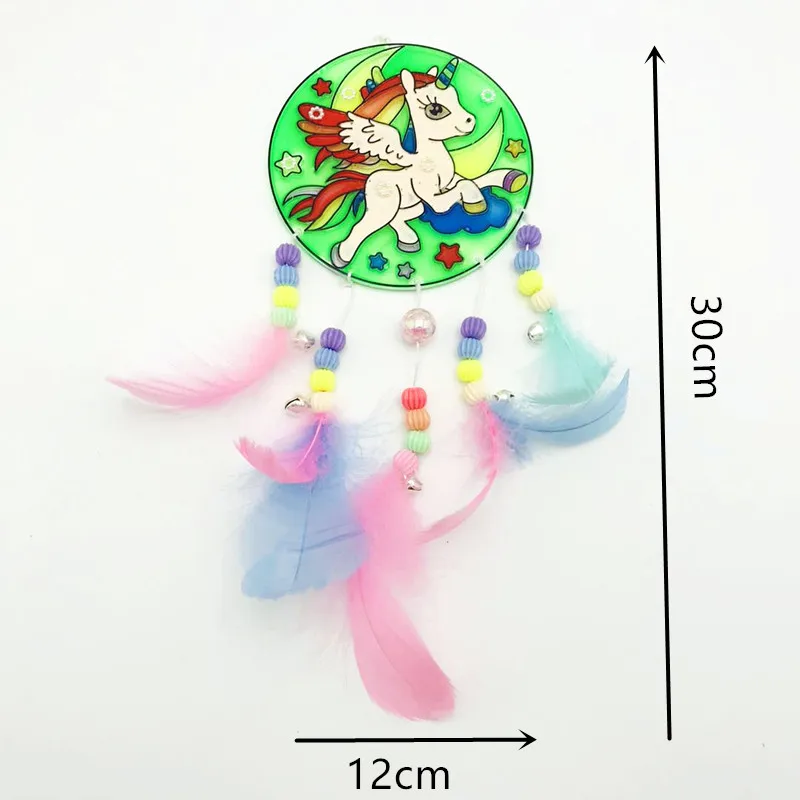 Happyxuan DIY темперная живопись летающая Ловец снов колокольчики детские игрушки