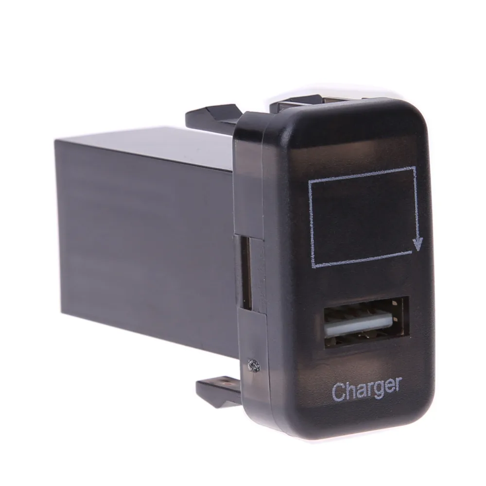 2 в 1 автомобиль 5 в 2.1A USB порт телефон автомобильное зарядное устройство с приборной панелью вольтметр Для TOYOTA VIGO красный/синий светодиодный вольтметр Индикатор дополнительно
