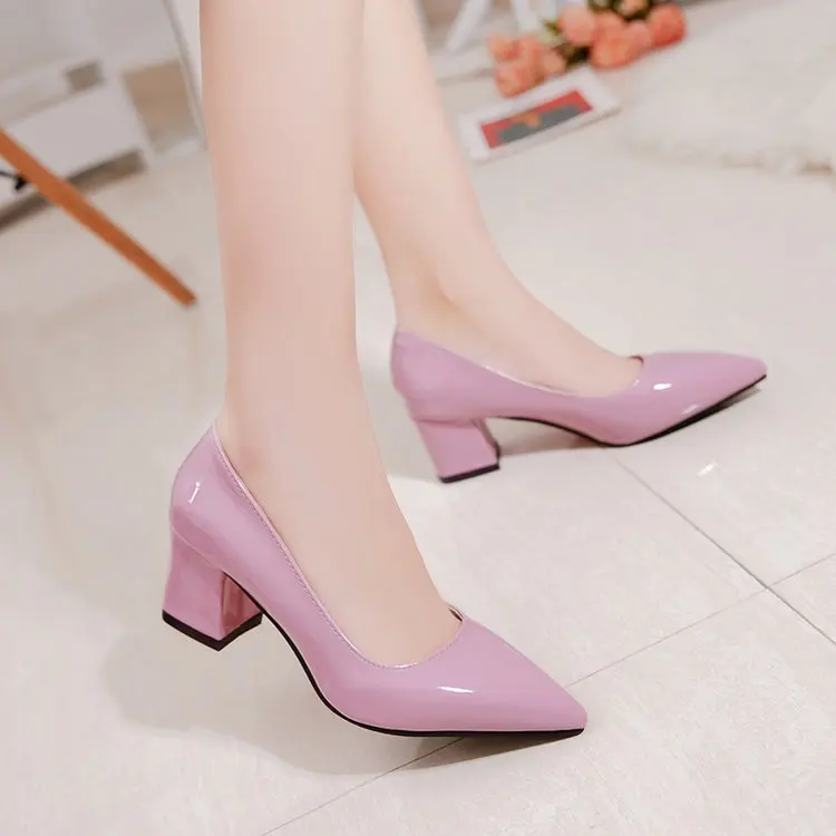 Женские босоножки на высоком каблуке туфли из флока с острым носком для осени