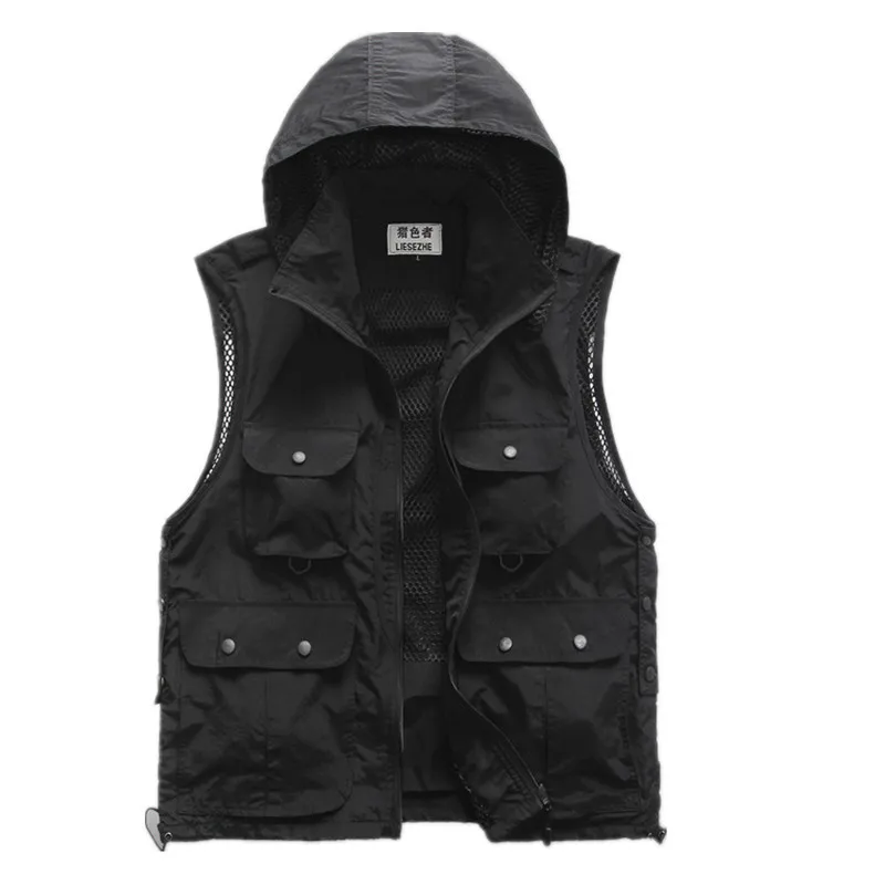 Новое предложение! Спортивные дышащие быстросохнущие жилетки с капюшоном для