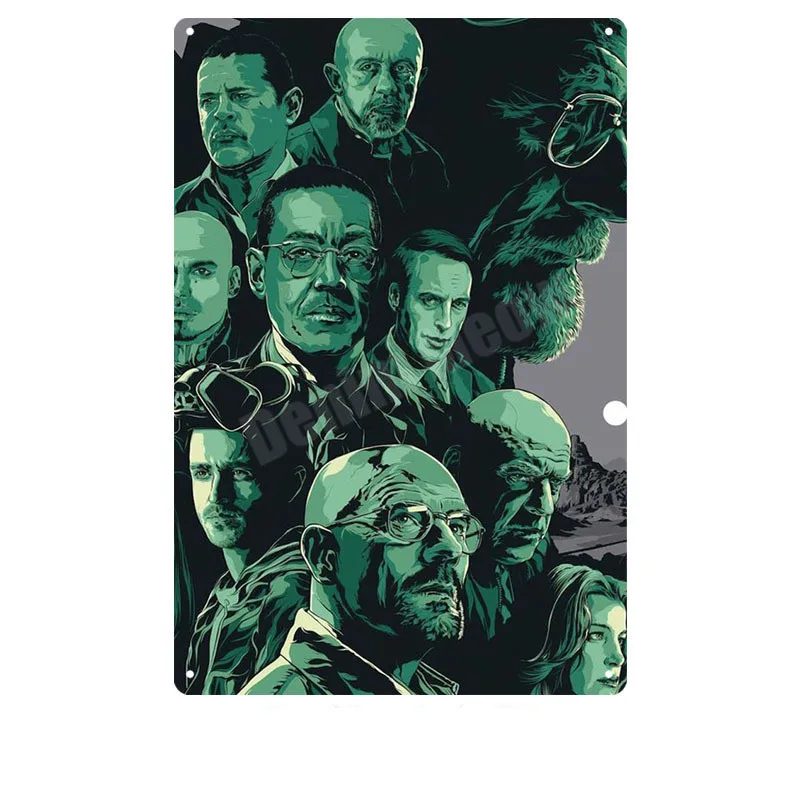 Breaking Bad Ретро металлическая жестяная вывеска казино Паб Клуб декоративная тарелка фильм табличка настенная художественная наклейка I Am The Danger плакат MN110 - Цвет: M