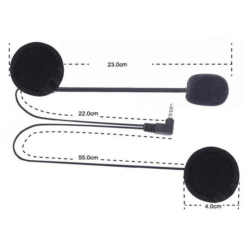 2 шт Fodsports V6 Pro V4 Bluetooth Интерком наушники мотоцикл Bluetooth Шлем переговорные жесткие трубки шумоподавление