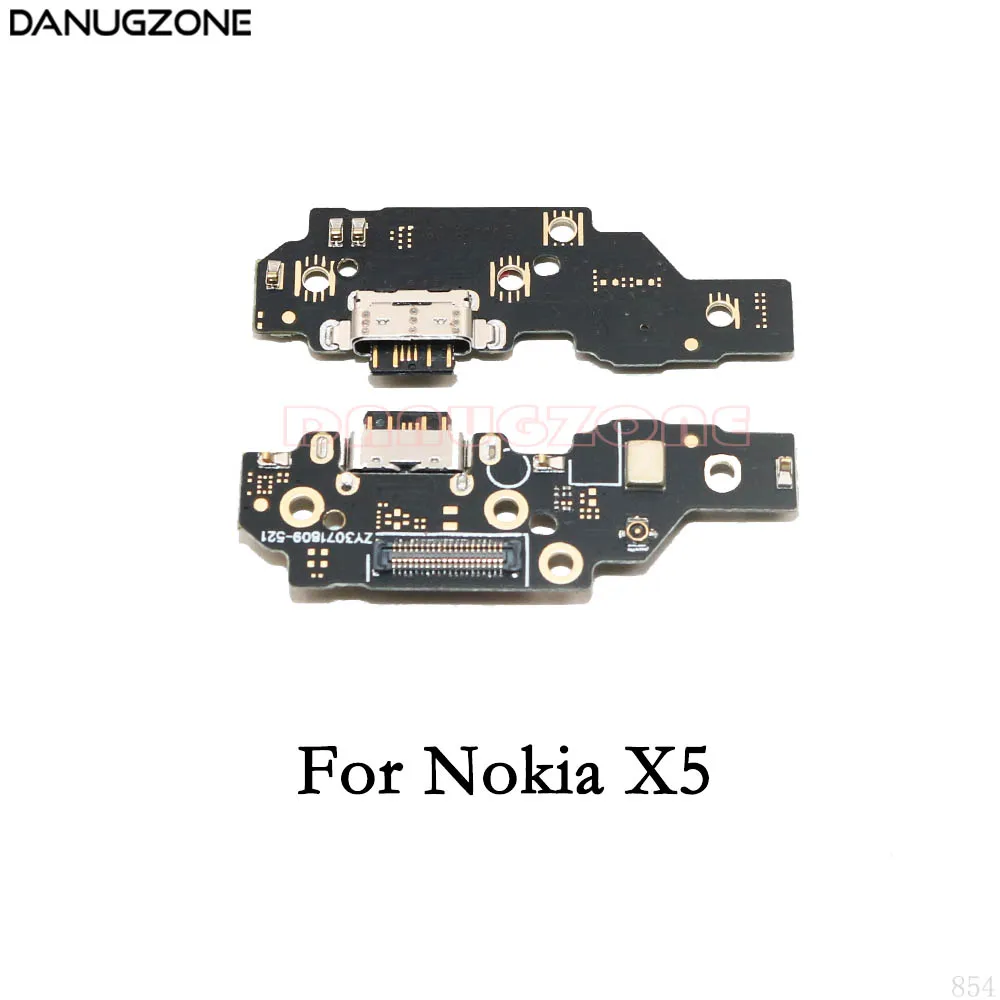 For Nokia X5 Usb порт для зарядки док-разъем плата для зарядки гибкий кабель с микрофоном для Nokia 3 2 5 6 7 Plus 7 Plus 8X5X6X7 - Цвет: For Nokia X5