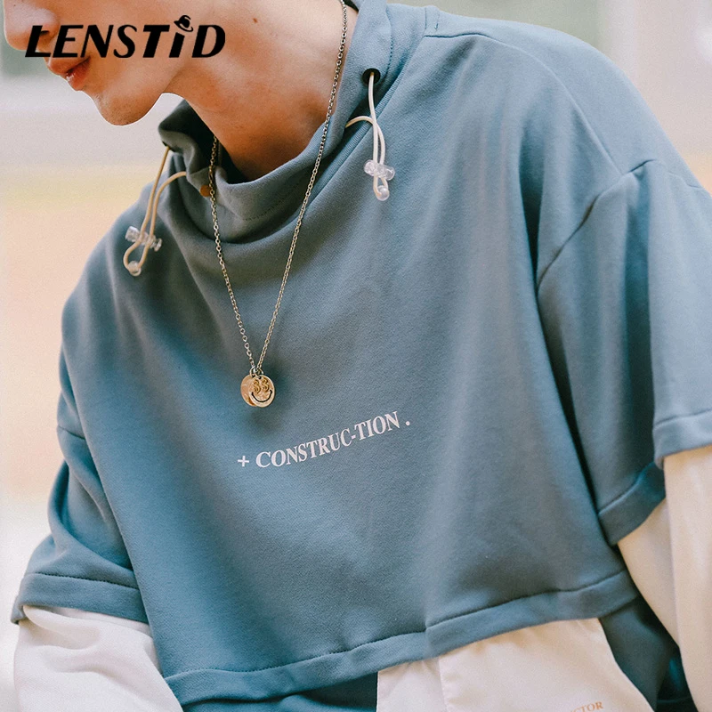 LENSTID осенний Новый Мужской Повседневный пуловер в стиле хип-хоп с цветными