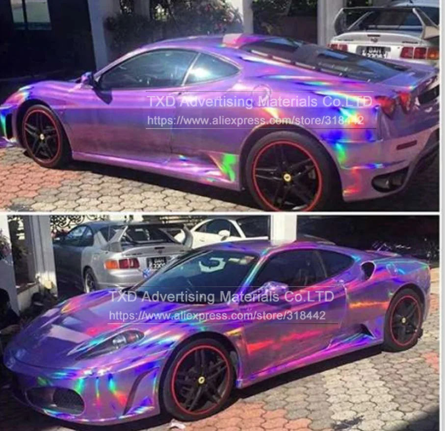 20x49 см/партия автомобильная голографическая радужная пленка|vinyl sticker|vinyl bustiervinyl
