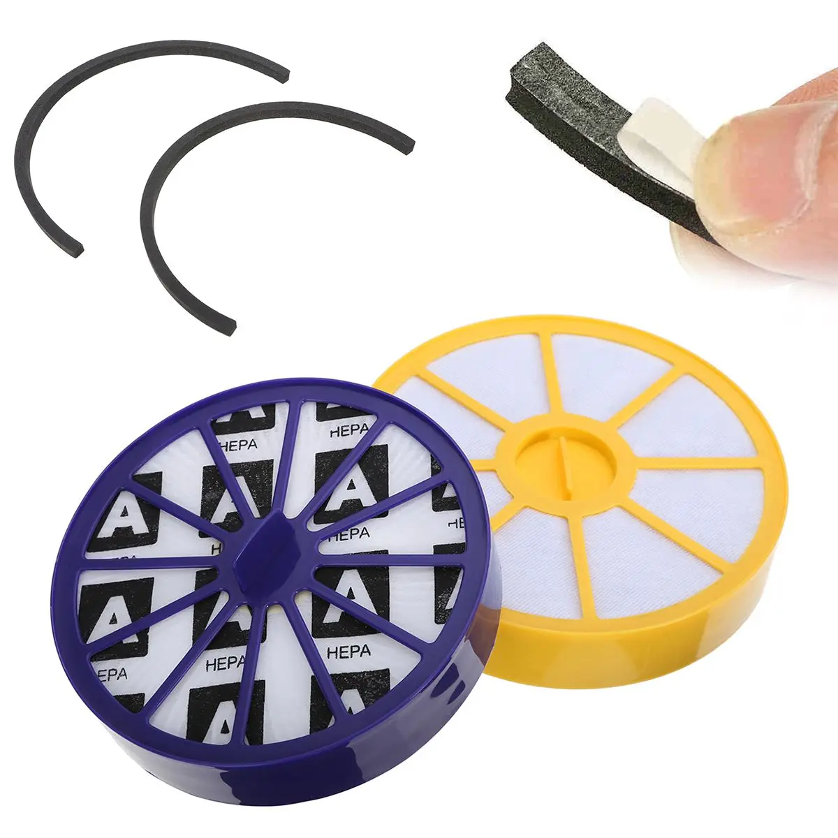 

Vacuum Cleaner Pre & Post Motor HEPA Filter Kit & Seals For DC14 Model Home New