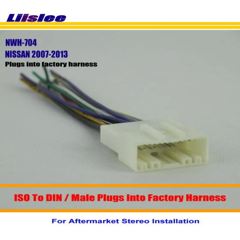 Для Nissan 370Z/Altima/Armada/Cube автомобильный стерео адаптер провода разъем подключается к