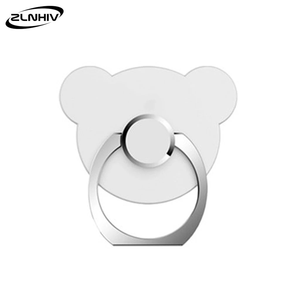 D-Silver ZLNHIV круглый держатель для мобильного телефона, подставка, аксессуары, крепление для iphone, держатель для мобильного телефона, держатель для пальца - Цвет: D-Silver