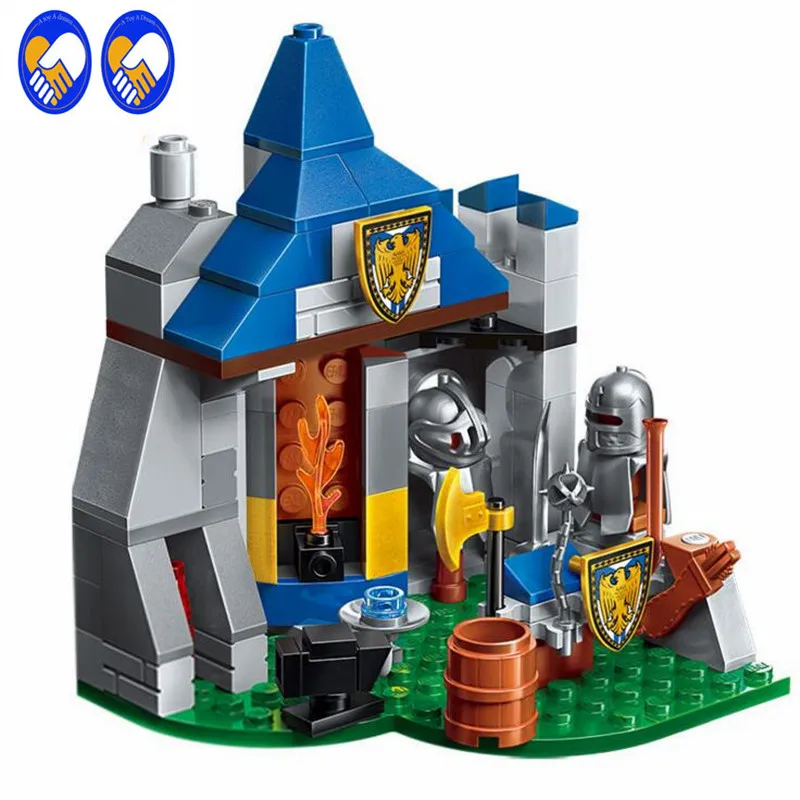 Игрушка мечта Просветите 2303 Building Block войны of Glory замок рыцарей защищать Барак 134