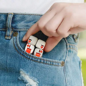 Новый тренд Творческий бесконечное Cube Бесконечность куб Волшебные Снятие напряжения куб офис флип кубическая головоломка против стресса успокаивающий аутизма игрушка