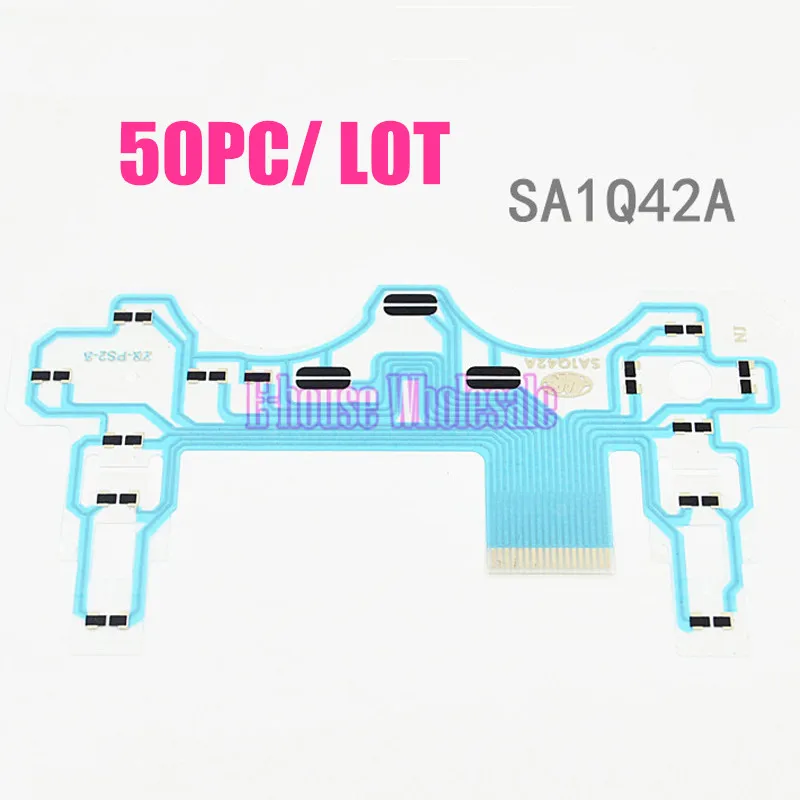 [50 шт./лот] оптовая цена на проводящую пленочную клавиатуру для Playstation 2 PS2