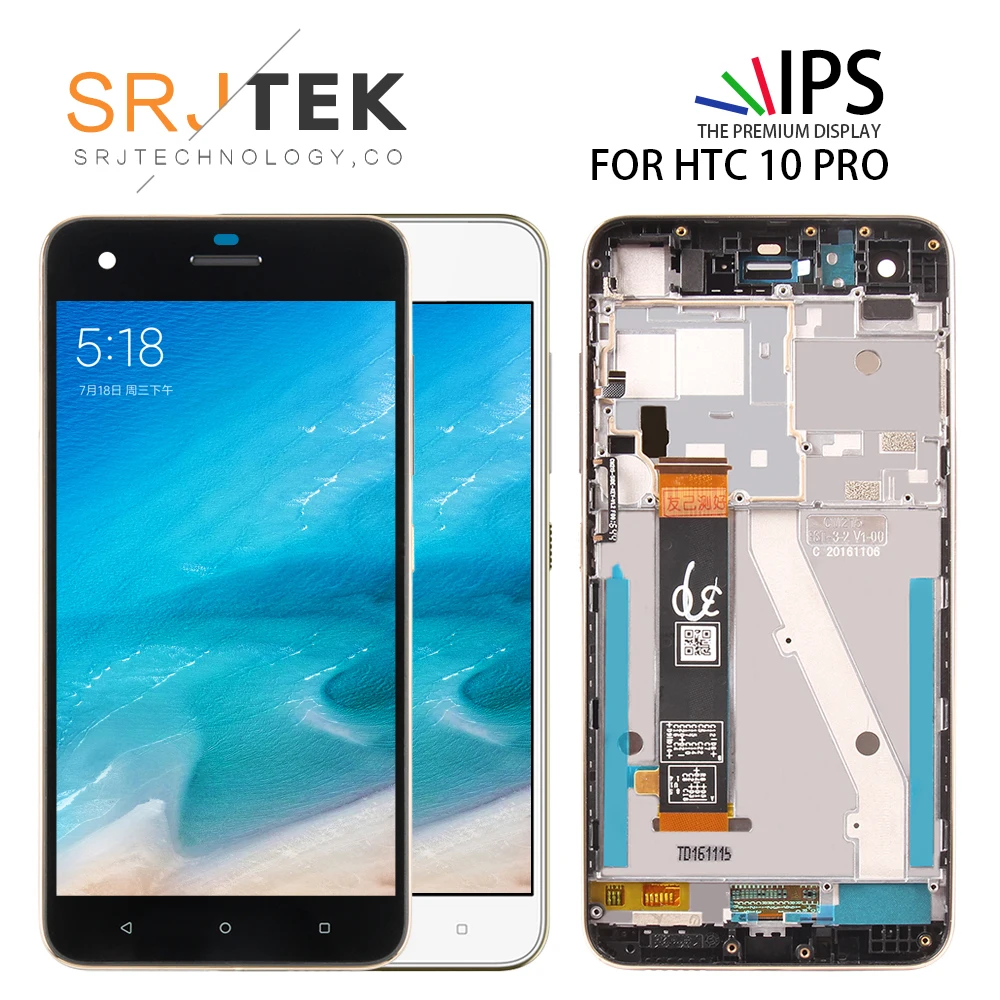 

Оригинальный ЖК-дисплей 5,5 дюйма 1920x1080 IPS для HTC 10 Pro ЖК-дисплей сенсорный экран D10W дигитайзер для Desire 10 Pro ЖК-дисплей запасные части