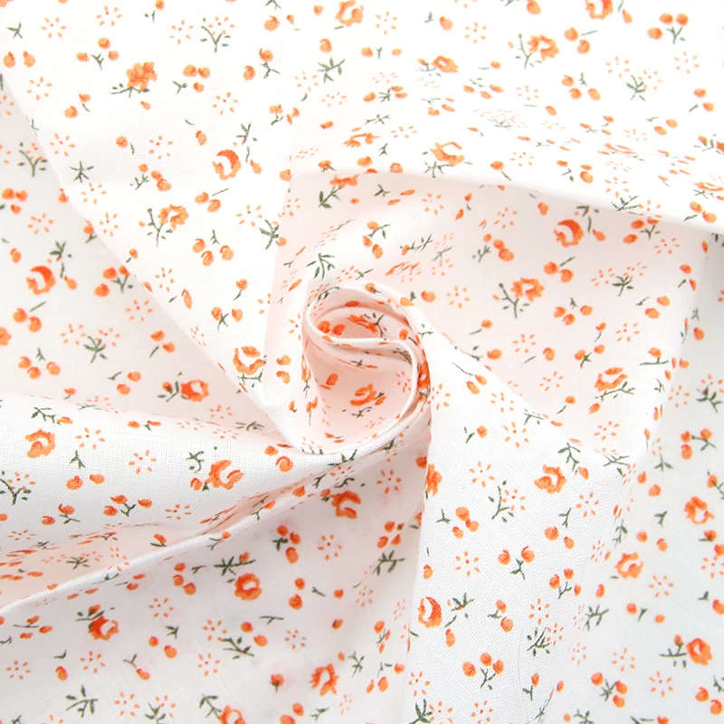 Горячая 7 шт. цветочный пэчворк из хлопка Ткань жира квартале пучки Вышивание