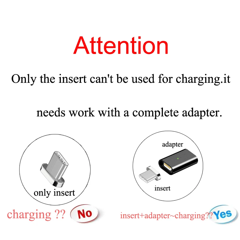 Магнитный адаптер CANDYEIC для быстрой зарядки для IPhone Android type C Micro USB 2,0 устройство для Micro USB кабель Магнитный адаптер