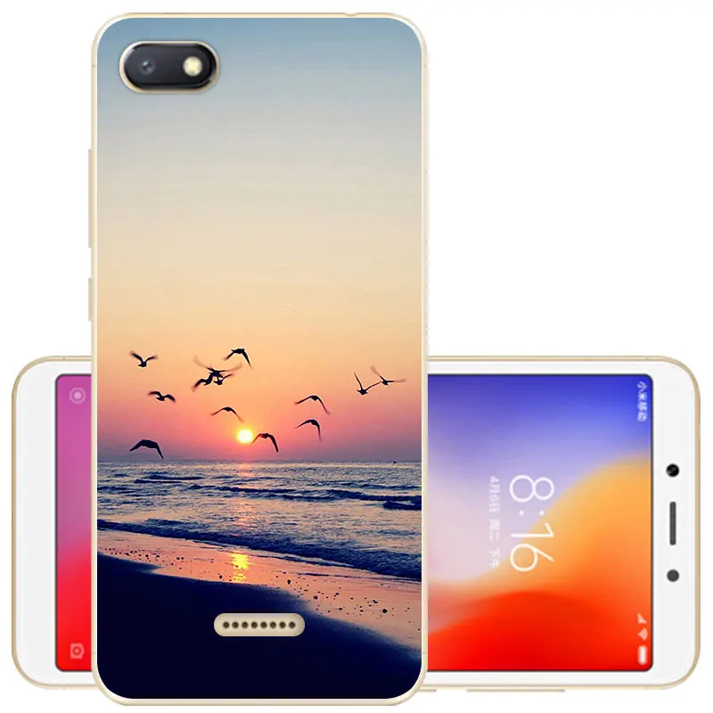 STT 5,4" для Xiaomi Redmi 6 6A чехол для телефона мягкий силиконовый чехол для Redmi 6A TPU Защитный чехол для Xiaomi Redmi 6 A Redmi6 задняя крышка - Цвет: STT