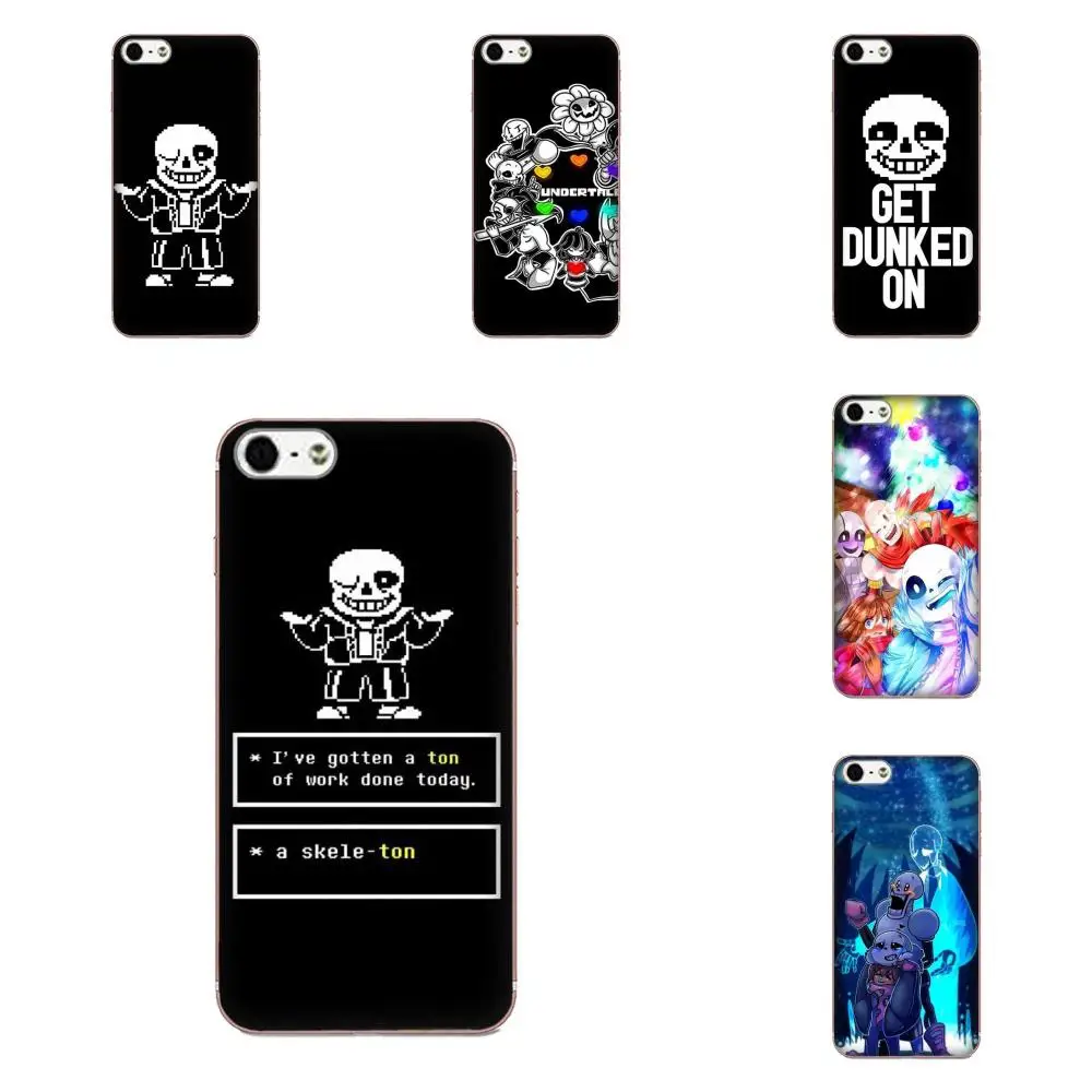 Защитные чехлы из ТПУ для Apple iPhone 4 4S 5 5C 5S SE 6 6S 7 8 Plus X XS Max XR Sans Undertale|Чехлы-накладки| |