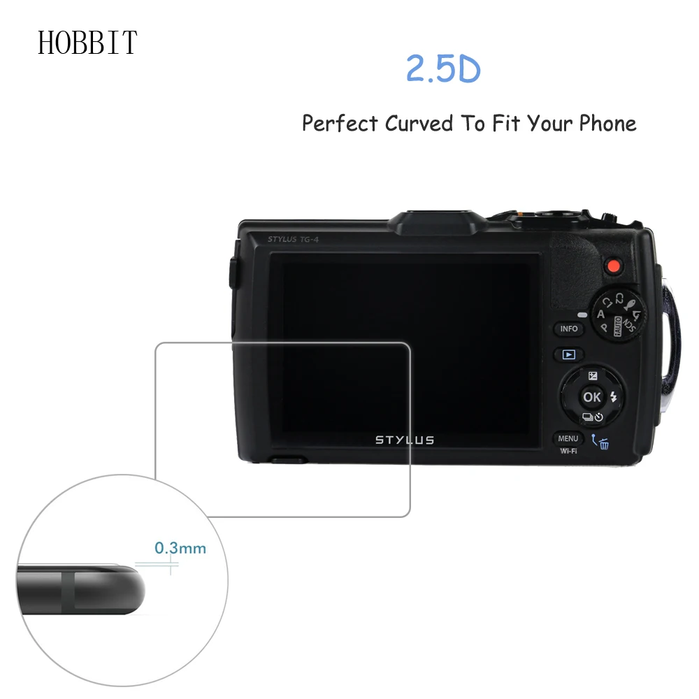 Для Olympus TG 5 TG5 TG4 4 жесткая 3 TG3 водонепроницаемая цифровая камера 0 мм 9H прозрачная