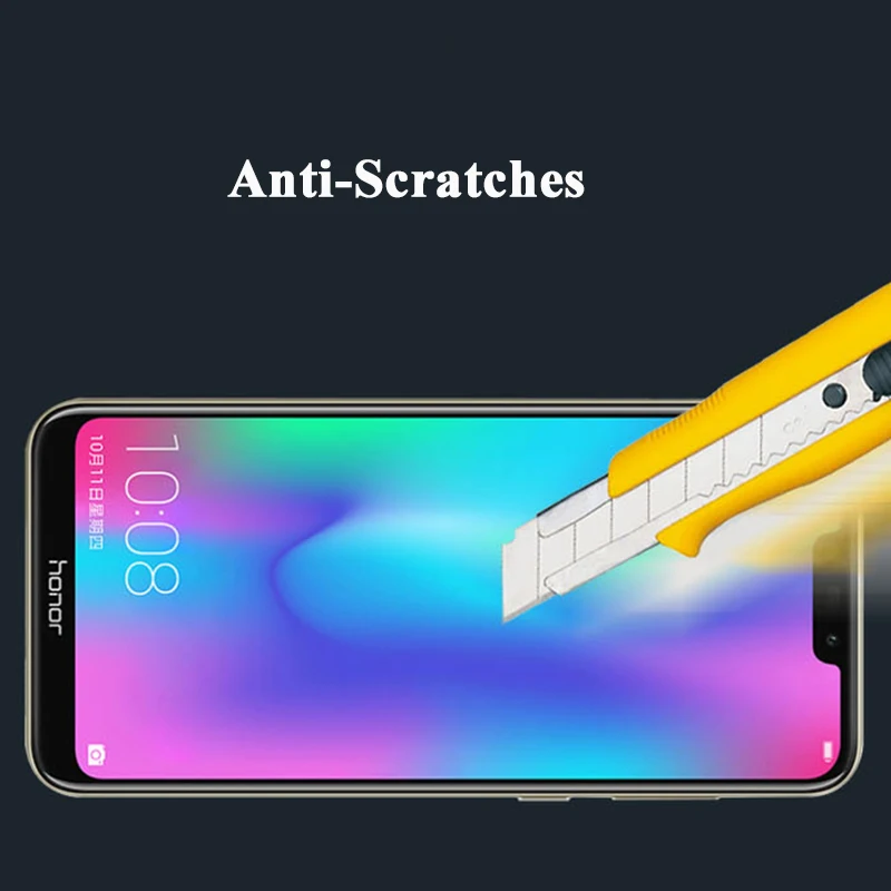 MAKAVO 2 упаковки для Huawei Honor 8C закаленное стекло полное покрытие Защитная пленка
