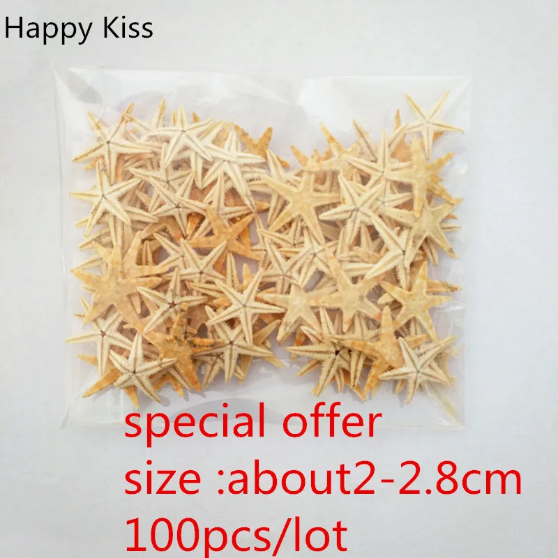 Happy Kiss 100 шт. морская звезда 2 8 см|Ракушки и морские звезды| |