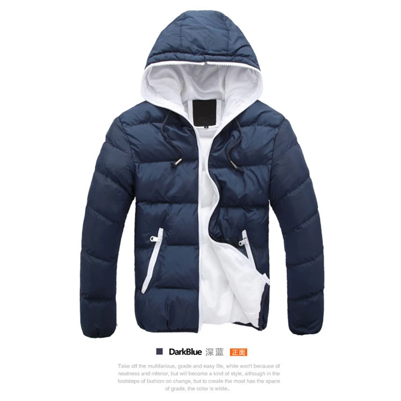 Fashion Windbreakers Men Plus Size XXXXL Winter Jacket Jackets Man Clothes 2018 Men's Casual Parka hOT | Мужская одежда