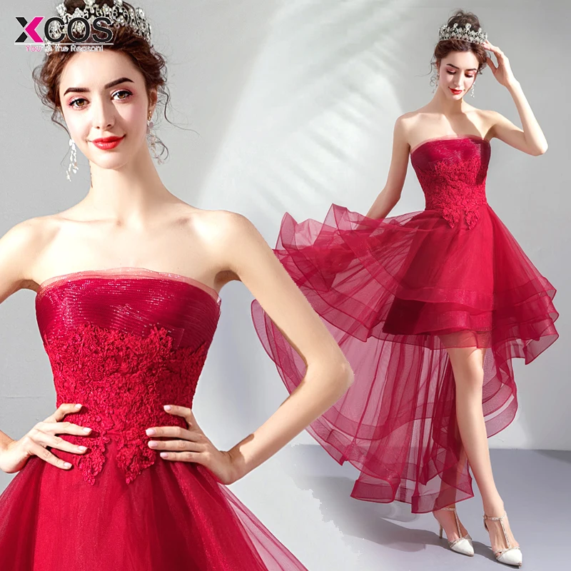 Vestidos de graduacion 2019 красные платья для выпускного вечера Короткие Коктейльные