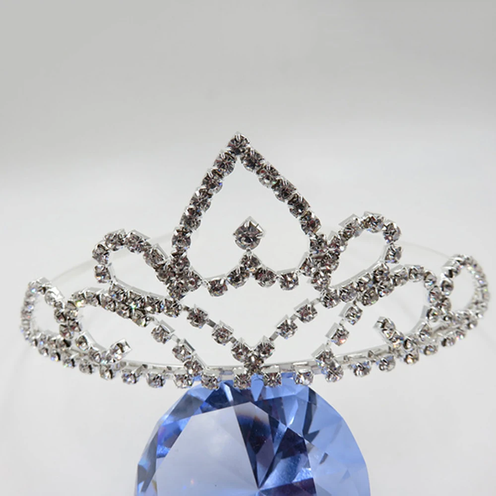 MQUPIN Simple heart Bridal Crowns Handmade Tiaras hairwear Headband Crystal jewelry Queen Crown Wedding Hair Accessories | Украшения и