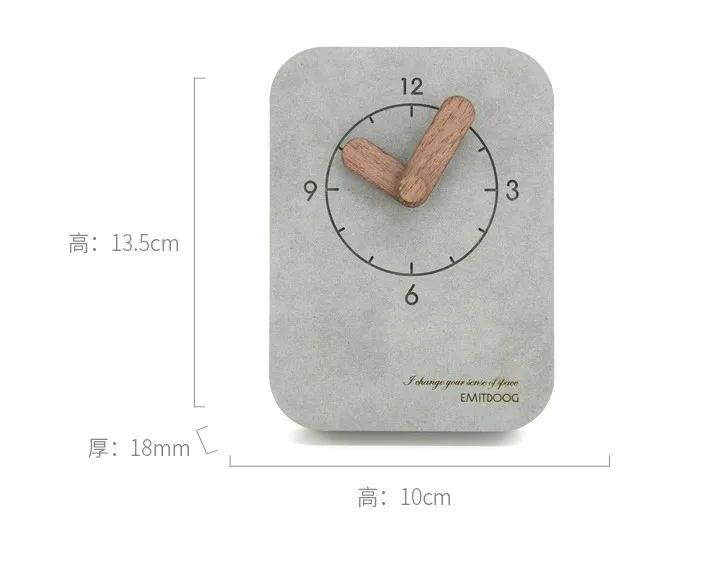 

American pendulum clock European desk clock Creative desktop children's clock Free shipping