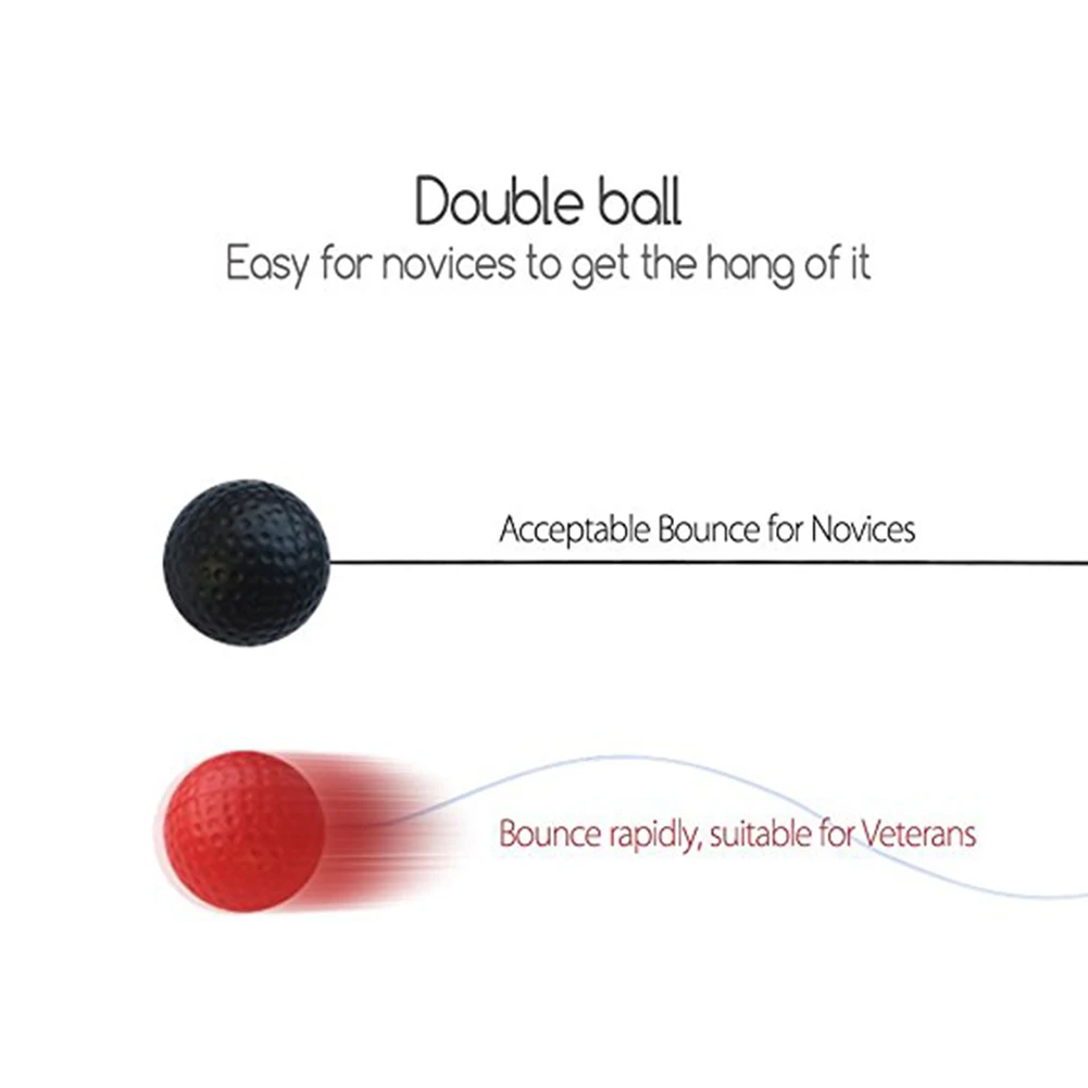 Cotton Blended Boxing Balls 2pcs Reflex Punching Exercise Coordination Training Supplies Drop Shipping | Спорт и развлечения