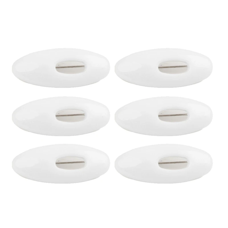 

6PCS Muslim Hijab Pins Islamic Scarf Safety Round Enamel Pin Brooch For Women