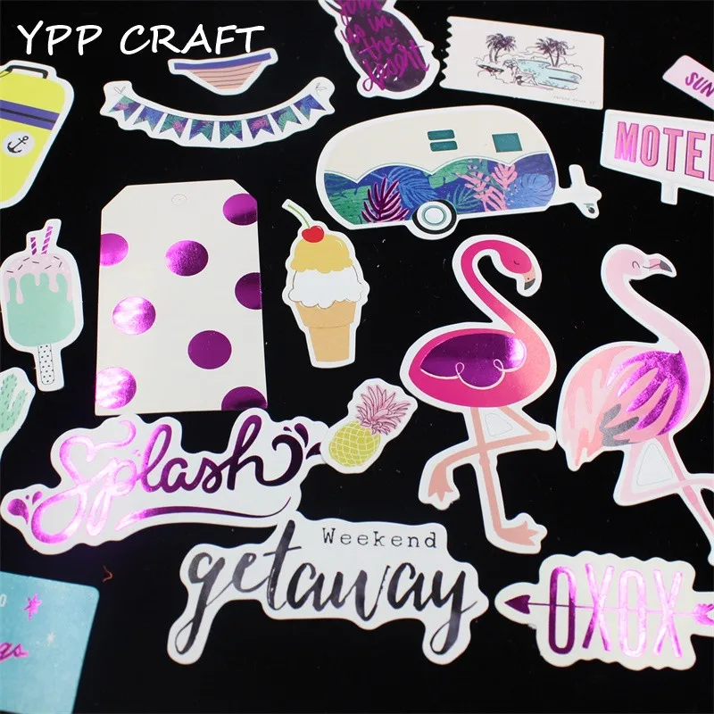 

YPP CRAFT 35 шт. картон с фламинго, высечки для скрапбукинга, счастливый планировщик/Создание карт/проект журнала
