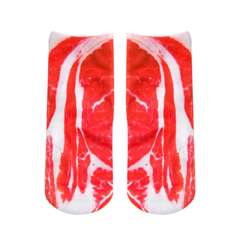 Женские 3D печатные забавные сумасшедшие новые низкие Обрезанные Ped милые