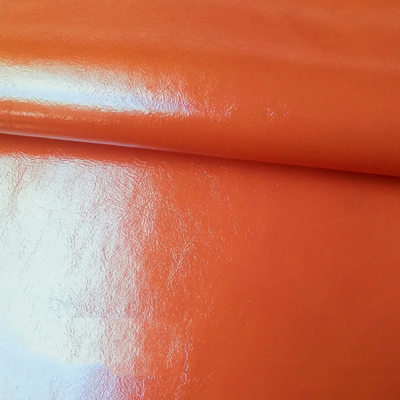 orange Meetee 0,9 мм толщиной 50x68 см самоклеющаяся искусственная Синтетическая кожа факсимильная ткань для ремонта дивана Отремонтированная домашняя текстильная сумка SL207 - Цвет: orange