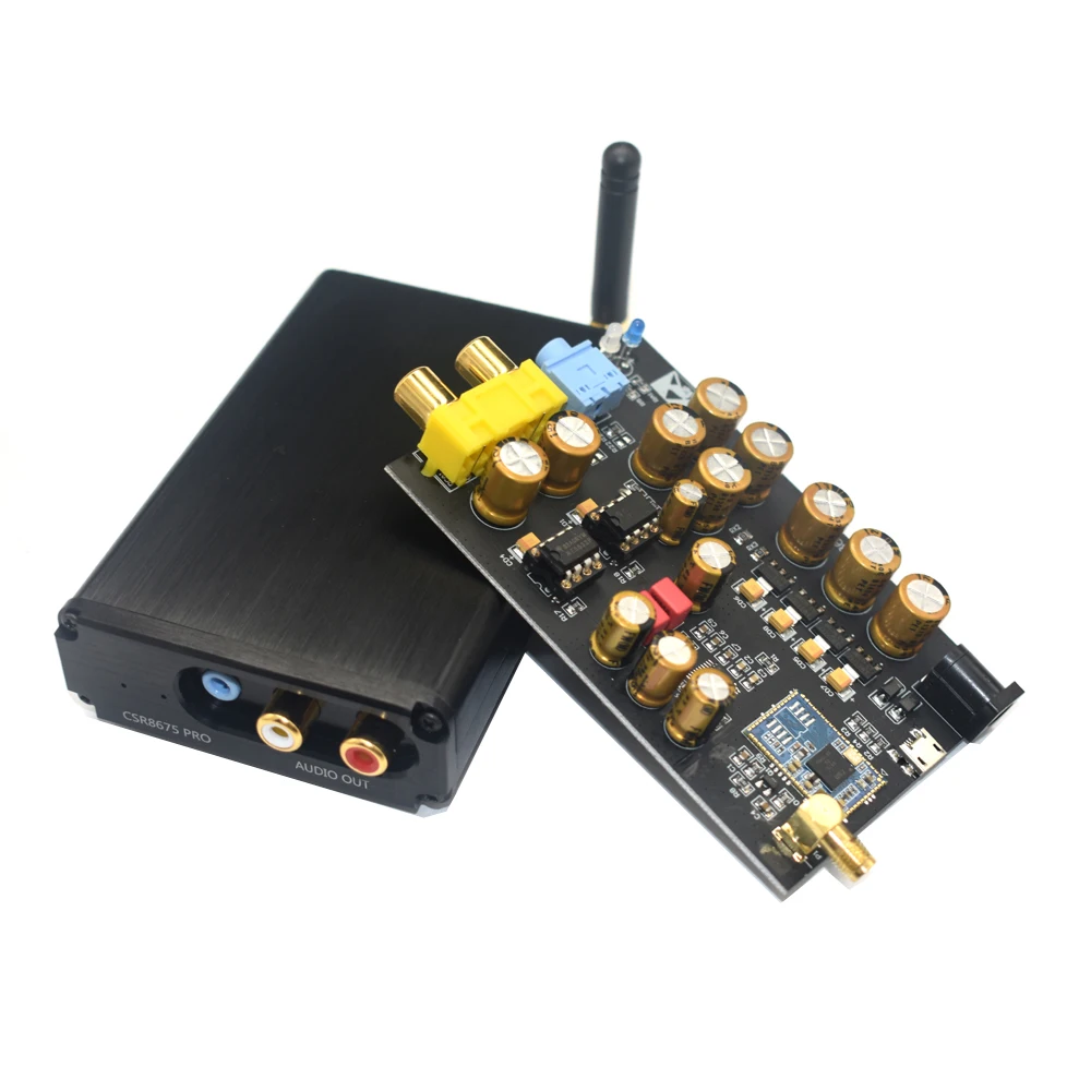 CSR8675+ PCM5102A Bluetooth 5,0 беспроводной приемник плата ies DAC декодер поддержка ATPX HD 24 бит с антенной A2-001 B3-001