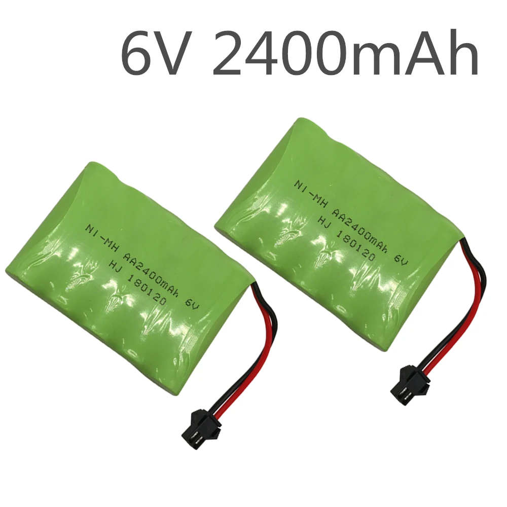 

2pack 6V 2400mAh Remote Control toy electric lighting lighting security facilities AA battery RC TOYS Ni-MH battery group